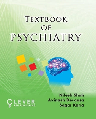 Paperback textbook of Psychiatry by Clever Pen Publishing LLP, featuring a printed cover with title and author details.