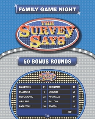 The Survey Says: 50 Fast Money Bonus Rounds in the Style of Family Feud (250 Survey Questions) by Coventry Entertainment Ltd