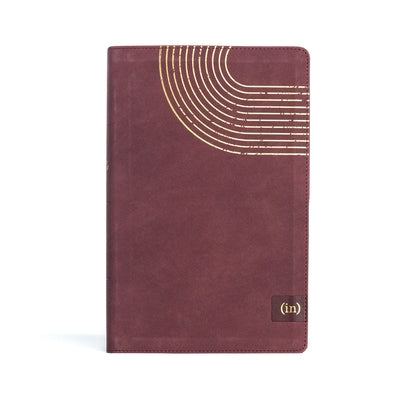 CSB (In)Courage Devotional Bible, Bordeaux Leathertouch, Indexed by (in)Courage