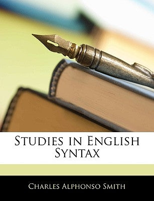 Studies in English Syntax Paperback Nabu Press