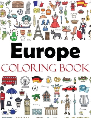 Europe Coloring Book by Dylanna Press