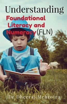 Paperback book titled "Understanding Foundational Literacy and Numeracy" by Notion Press, featuring a cover with educational graphics.