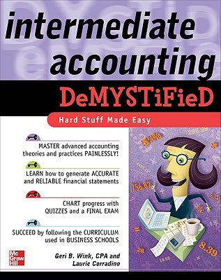 Paperback of Intermediate Accounting Demystified by McGraw-Hill Companies, featuring the book cover with title and author details.