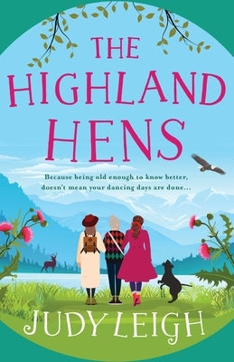 Paperback of The Highland Hens novel by Boldwood Books Ltd, featuring a scenic Highland landscape on the cover.