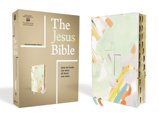 The Jesus Bible, ESV Edition, Leathersoft, Multi-Color/Teal, Indexed by Passion