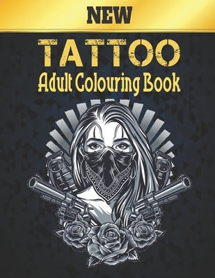 Colouring Book Tattoo Adult: Beautiful Stress Relieving 50 one Sided Tattoo Designs for Stress Relief and Relaxation Amazing Tattoo Designs to Colo by World, Qta