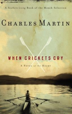 Paperback copy of "When Crickets Cry" by Thomas Nelson, featuring the book cover with title and author details.