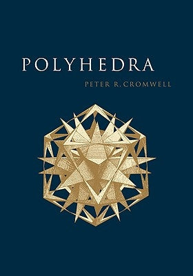 Paperback polyhedra book by Cambridge University Press showing colorful geometric shapes on the cover.