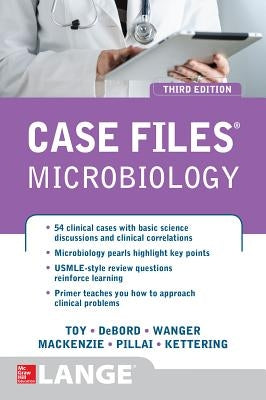 Paperback microbiology textbook by McGraw Hill Medical featuring detailed cover design and educational microbiology imagery.