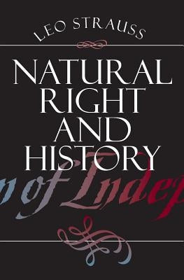 Natural Right and History Paperback University of Chicago Press