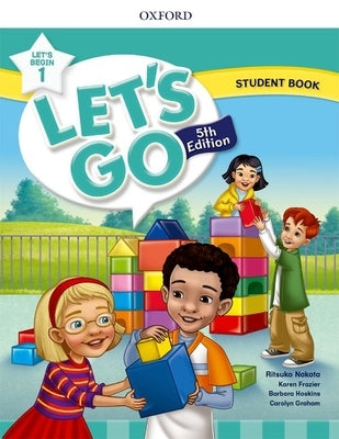 Paperback Lets Begin Level 1 Student Book 5th Edition by Oxford University Press, USA, with colorful educational illustrations.