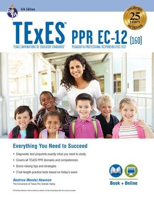 TExES Ppr Ec-12 (160) Book + Online Paperback Research & Education Association