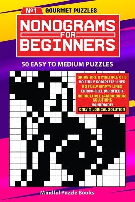 Nonograms for Beginners: 50 Easy to Medium Puzzles Paperback Createspace Independent Publishing Platform