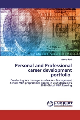 Personal and Professional career development portfolio Paperback LAP Lambert Academic Publishing