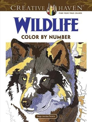 Creative Haven Wildlife Color by Number Coloring Book by Pereira, Diego Jourdan