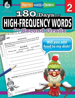 180 Days of High-Frequency Words for Second Grade: Practice, Assess, Diagnose by Solomon, Adair