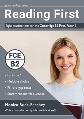 Reading First: Eight practice tests for the Cambridge B2 First by Ruda-Peachey, Monica