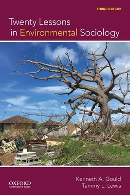 Paperback copy of Twenty Lessons in Environmental Sociology by Oxford University Press, USA, showing the book cover.