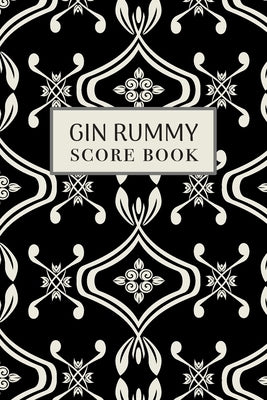 Gin Rummy Score Book: 6x9, 110 pages, Keep Track of Scoring Card Games Black Paperback Independently Published