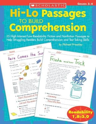 Hi-Lo Passages to Build Comprehension: Grades 3-4 Paperback Teaching Resources