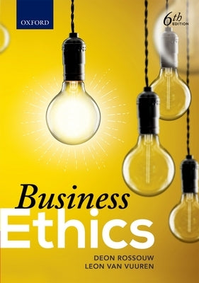 Paperback of Business Ethics by Oxford University Press, USA, showing the front cover with title and publisher logo.