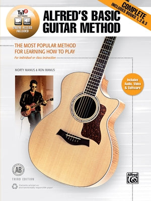 Alfred's Basic Guitar Method, Complete: The Most Popular Method for Learning How to Play, Book & Online Video/Audio/Software by Manus, Morty