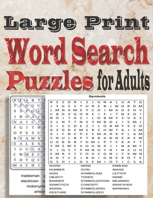Large Print Word Search Puzzles for Adults: Word search book with a massive 100 themed puzzles to enjoy Paperback Independently Published