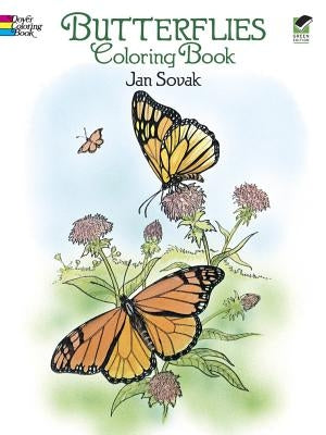 Butterflies Coloring Book Paperback Dover Publications
