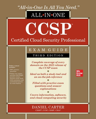 Ccsp Certified Cloud Security Professional All-In-One Exam Guide, Third Edition by Carter, Daniel