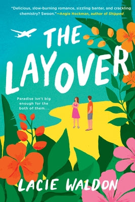 Paperback of "The Layover" by G.P. Putnam's Sons featuring a cover with a cityscape and airport scene.