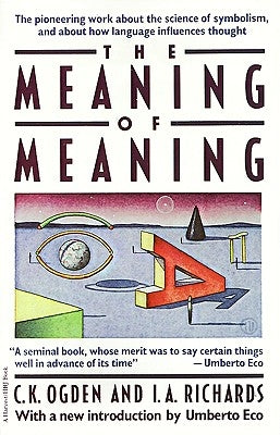 Meaning of Meaning Harper Paperbacks