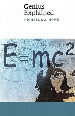 Paperback of "Genius Explained" by Cambridge University Press, showing the book cover with title and author details.