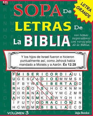 SOPA de LETRAS de la BIBLIA, Volúmen 3 by Jaja Books