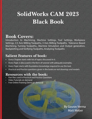 SolidWorks CAM 2023 Black Book Paperback Cadcamcae Works