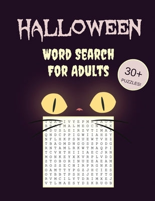 Halloween Word Search For Adults: 30+ Spooky Puzzles - With Scary Pictures - Trick-or-Treat Yourself to These Eery Large-Print Word Find Puzzles! by Puzzle Books, Makmak