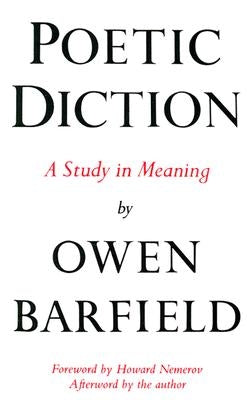 Paperback of Poetic Diction: A Study in Meaning by Wesleyan University Press, featuring the book cover with title and author details.