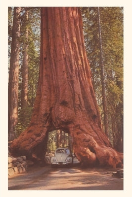 Vintage Journal Redwood and Volkswagen Paperback Found Image Press