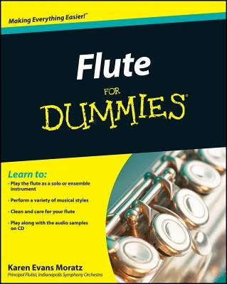 Flute for Dummies [With CD (Audio)] by Moratz, Karen Evans