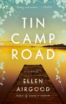 Paperback of Tin Camp Road by Riverhead Books featuring the book cover with title and author details.