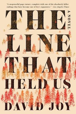 Cover of "The Line That Held Us" book by G.P. Putnam's Sons featuring an abstract illustration with bold colors and textured background.