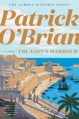 Cover image of Treason's Harbour book by W. W. Norton & Company, featuring a maritime scene with a harbor and ships.