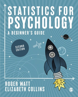 Paperback book titled "Statistics for Psychology" by Sage Publications Ltd, featuring a cover with graphs and statistical charts.