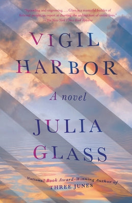 Paperback copy of Vigil Harbor by Knopf Doubleday Publishing Group, showing the front cover with nautical artwork and title.