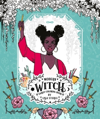 Modern Witch Tarot Coloring Book by Sterle, Lisa