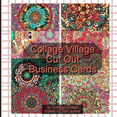 Collage Village Cut Out Business Cards by Village, Collage