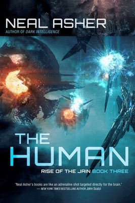 Cover image of "The Human, 3: Rise of the Jain" book by Night Shade Books, featuring artwork related to the novel's theme.