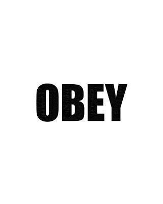 Obey Paperback Createspace Independent Publishing Platform