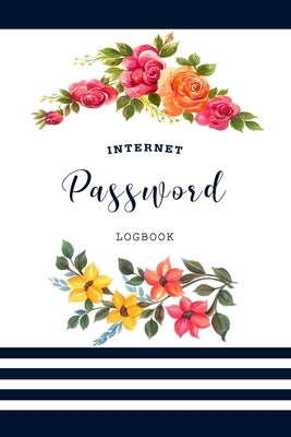 Internet Password Logbook: A Premium Journal And Logbook To Protect Usernames and Passwords with Alphabetical Taps, Small Pocket,6" x 9" by Publishing, Atomtech