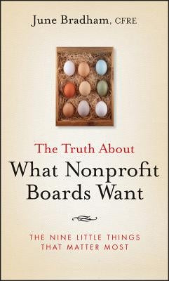 The Truth about What Nonprofit Boards Want: The Nine Little Things That Matter Most by Bradham, June J.