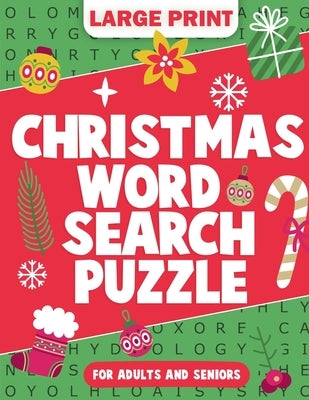 Christmas Facts Word Search Puzzle For Seniors: Stocking Stuffers: Christmas Gifts for Adults: 2000 Words, 4 Levels: Word Search Puzzle Book for Adult by Wilson, Margaret